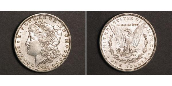 1 Доллар США (1776 - ) Серебро 