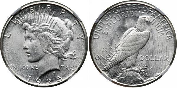 1 Доллар США (1776 - ) Серебро 