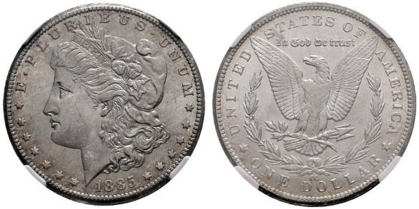 1 Доллар США (1776 - ) Серебро 