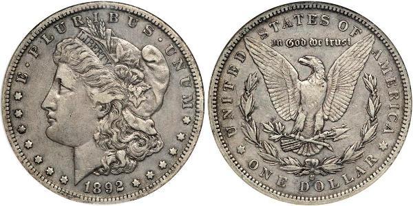 1 Доллар США (1776 - ) Серебро 