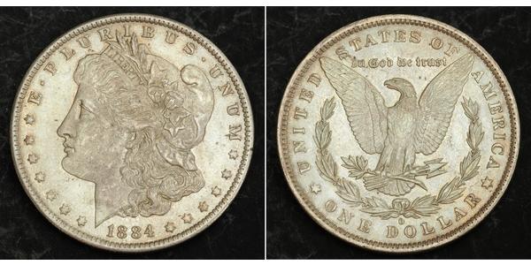 1 Доллар США (1776 - ) Серебро 