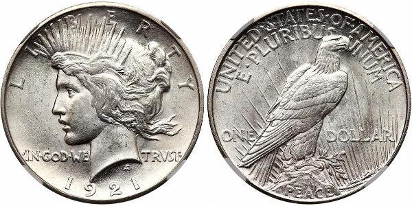 1 Доллар США (1776 - ) Серебро 