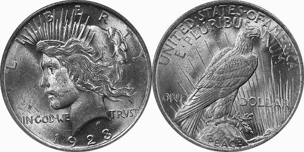 1 Доллар США (1776 - ) Серебро 