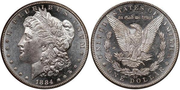 1 Доллар США (1776 - ) Серебро 
