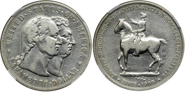 1 Доллар США (1776 - ) Серебро 