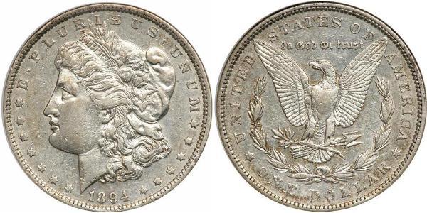 1 Доллар США (1776 - ) Серебро 