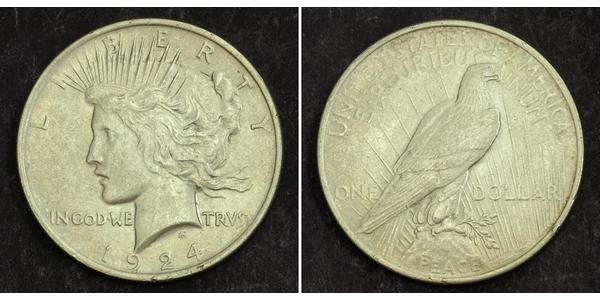 1 Доллар США (1776 - ) Серебро 
