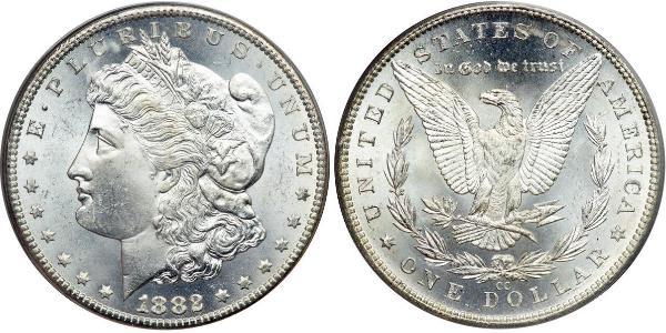 1 Доллар США (1776 - ) Серебро 