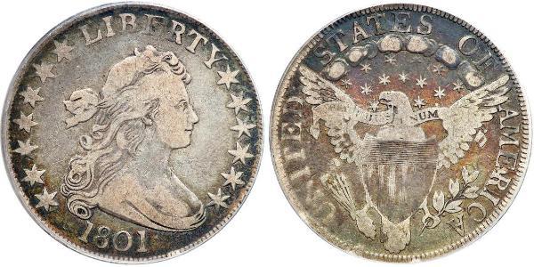 1 Доллар США (1776 - ) Серебро Anne Willing Bingham (1764-1801)