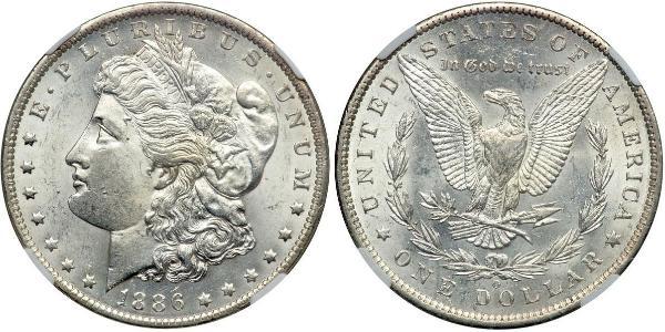1 Доллар США (1776 - ) Серебро 