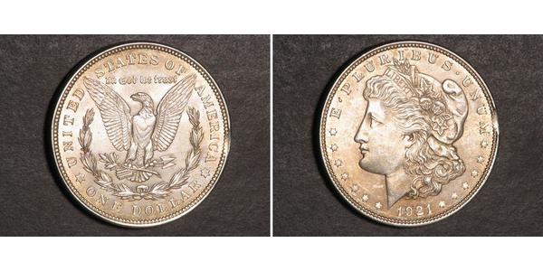 1 Доллар США (1776 - ) Серебро 