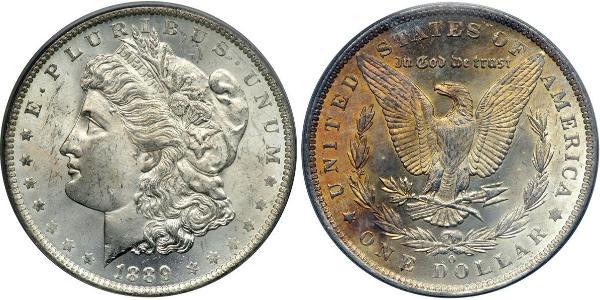 1 Доллар США (1776 - ) Серебро 