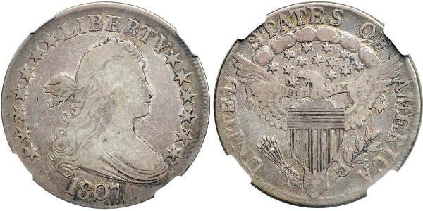 1 Доллар США (1776 - ) Серебро Anne Willing Bingham (1764-1801)