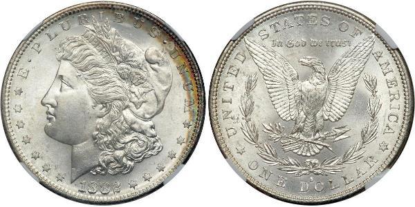 1 Доллар США (1776 - ) Серебро 