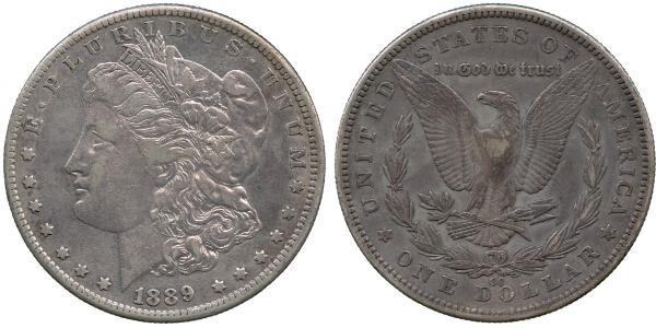 1 Доллар США (1776 - ) Серебро 