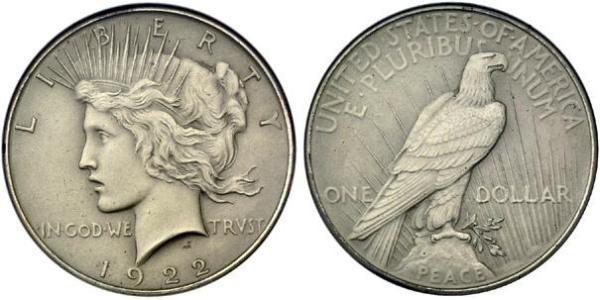 1 Доллар США (1776 - ) Серебро 