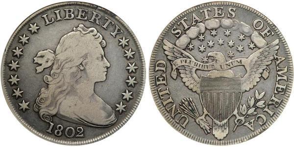 1 Доллар США (1776 - ) Серебро Anne Willing Bingham (1764-1801)