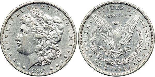 1 Доллар США (1776 - ) Серебро 