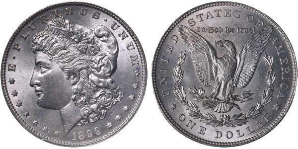 1 Доллар США (1776 - ) Серебро 
