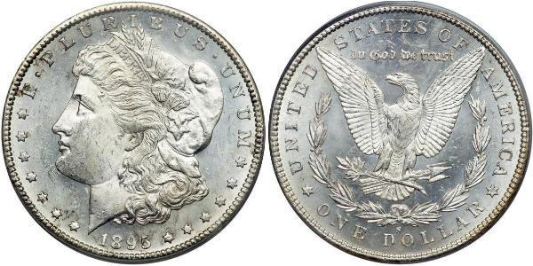 1 Доллар США (1776 - ) Серебро 