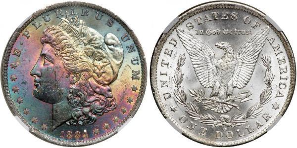 1 Доллар США (1776 - ) Серебро 