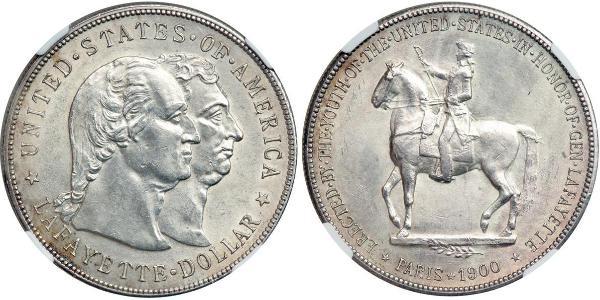 1 Доллар США (1776 - ) Серебро 