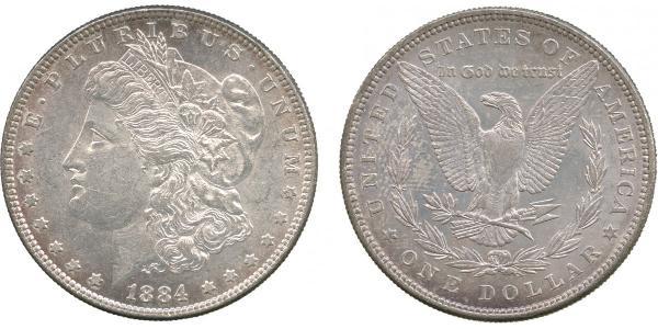 1 Доллар США (1776 - ) Серебро 