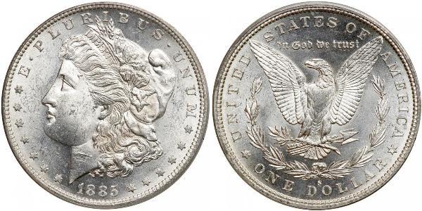 1 Доллар США (1776 - ) Серебро 