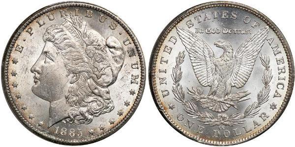 1 Доллар США (1776 - ) Серебро 