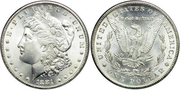1 Доллар США (1776 - ) Серебро 