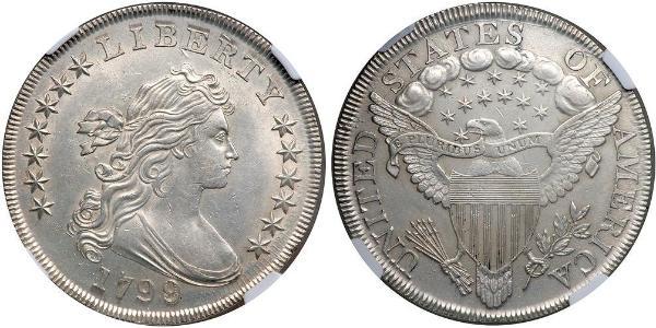 1 Доллар США (1776 - ) Серебро Anne Willing Bingham (1764-1801)