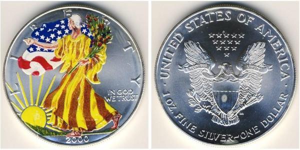 1 Доллар США (1776 - ) Серебро 