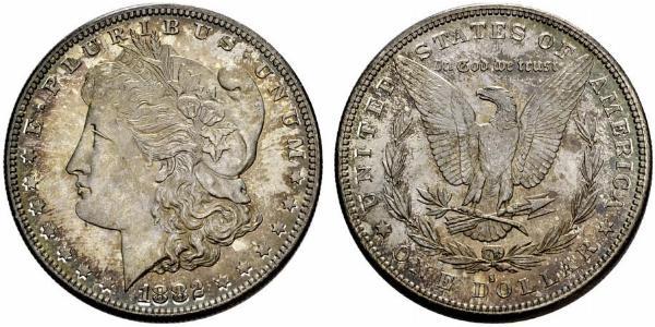 1 Доллар США (1776 - ) Серебро 