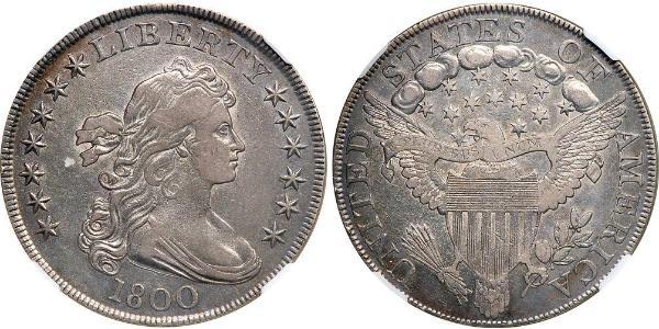1 Доллар США (1776 - ) Серебро Anne Willing Bingham (1764-1801)