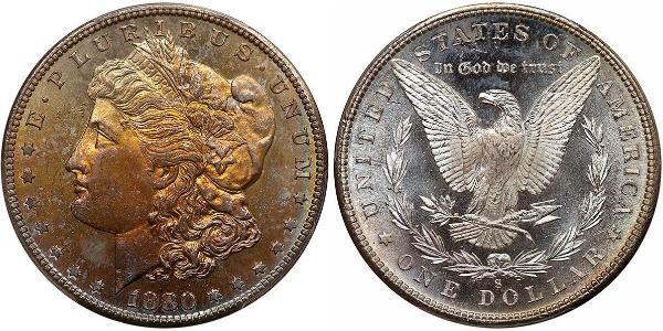 1 Доллар США (1776 - ) Серебро 