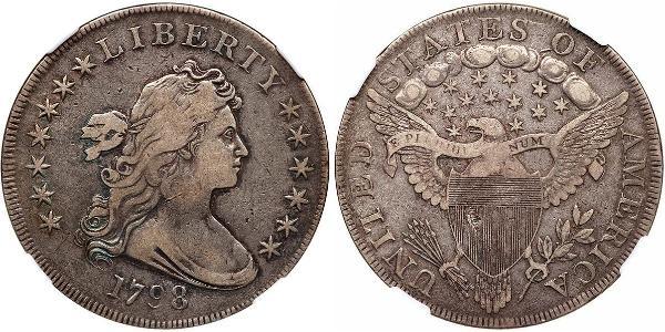 1 Доллар США (1776 - ) Серебро Anne Willing Bingham (1764-1801)