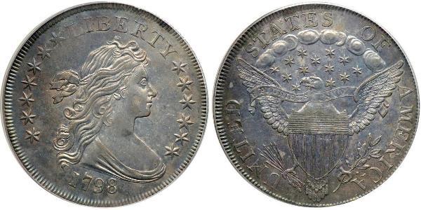 1 Доллар США (1776 - ) Серебро Anne Willing Bingham (1764-1801)