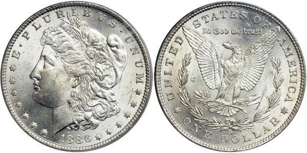 1 Доллар США (1776 - ) Серебро 