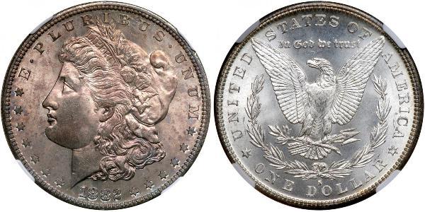 1 Доллар США (1776 - ) Серебро 