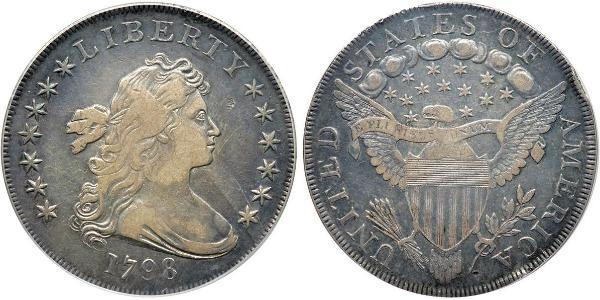 1 Доллар США (1776 - ) Серебро Anne Willing Bingham (1764-1801)