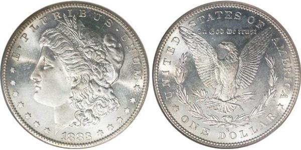 1 Доллар США (1776 - ) Серебро 