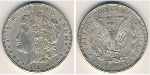 1 Доллар США (1776 - ) Серебро 