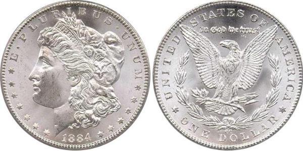 1 Доллар США (1776 - ) Серебро 