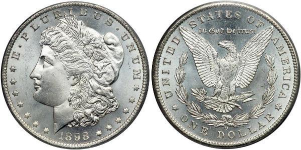 1 Доллар США (1776 - ) Серебро 