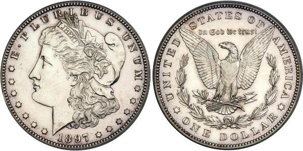 1 Доллар США (1776 - ) Серебро 