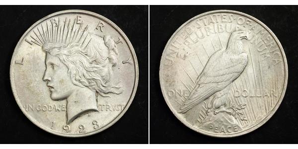 1 Доллар США (1776 - ) Серебро 