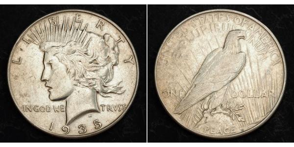 1 Доллар США (1776 - ) Серебро 