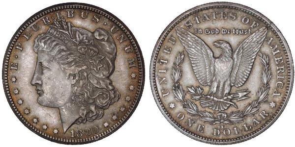 1 Доллар США (1776 - ) Серебро 