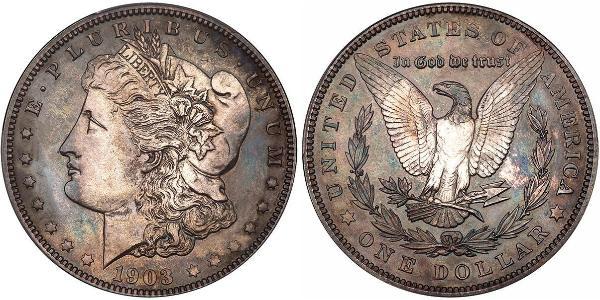 1 Доллар США (1776 - ) Серебро 