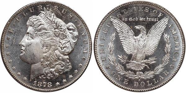 1 Доллар США (1776 - ) Серебро 
